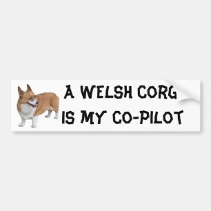 Autocollant De Voiture Corgi drôle