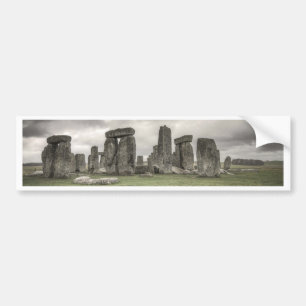 Autocollant De Voiture Corneille devant Stonehenge, Angleterre