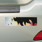 Autocollant De Voiture corneilles (En voiture)