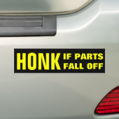 Autocollant De Voiture Cornez si les pièces tombent (En voiture)
