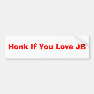 Autocollant De Voiture Cornez si vous aimez JB