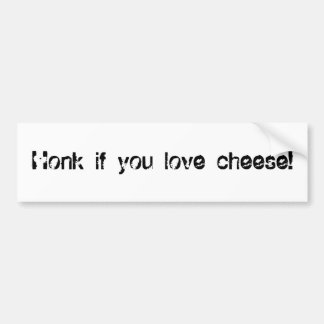 Autocollant De Voiture Cornez si vous aimez le fromage !