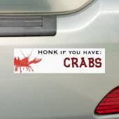 Autocollant De Voiture CORNEZ si vous avez des CRABES ! (En voiture)