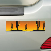 Autocollant De Voiture Coucher de soleil de fleur de cactus (En voiture)