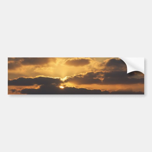 Autocollant De Voiture Coucher du soleil (Devant)
