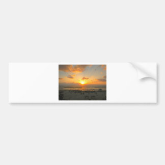 Autocollant De Voiture Coucher du soleil de Tel Aviv