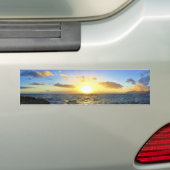 Autocollant De Voiture Coucher du soleil hawaïen (En voiture)