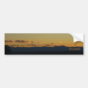 Autocollant De Voiture Couchers de soleil du Colorado