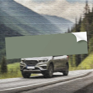 Autocollant De Voiture Couleur de tendance gris verdâtre coupé
