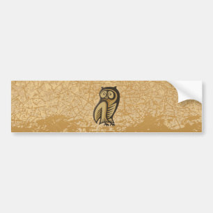 Autocollant De Voiture Couleur du symbole du hibou