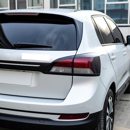 Autocollant De Voiture Couleur solide blanche