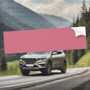 Autocollant De Voiture Couleur tendance rose doux