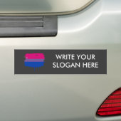 Autocollant De Voiture Couleurs bisexuelles de fierté (En voiture)