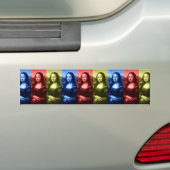 Autocollant De Voiture Couleurs primaires Mona Lisa (En voiture)