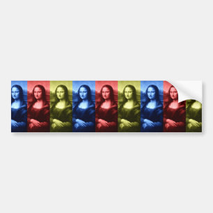 Autocollant De Voiture Couleurs primaires Mona Lisa