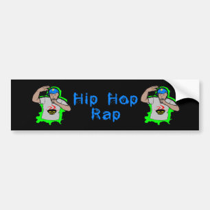 Autocollant De Voiture Coup sec et dur 1 de hip hop