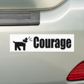 Autocollant De Voiture Courage (En voiture)