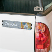 Autocollant De Voiture Courage (Sur camion)