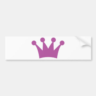 Autocollant De Voiture couronne violette