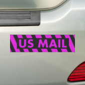 AUTOCOLLANT DE VOITURE COURRIER DES USA (En voiture)