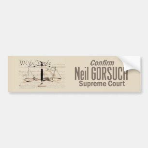 Autocollant De Voiture Court suprême de Neil GORSUCH