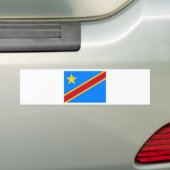 Autocollant De Voiture Coût bas ! Drapeau du Congo (En voiture)