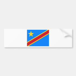 Autocollant De Voiture Coût bas ! Drapeau du Congo