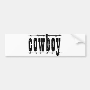 Autocollant De Voiture Cowboy
