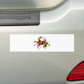 Autocollant De Voiture Crabe de drapeau du Maryland (En voiture)