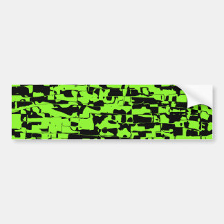 Autocollant De Voiture Crackle Abstrait