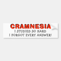Cramnésie - Etude Trop Difficile Oublier Les Répon
