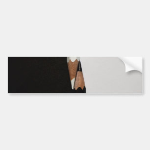 Autocollant De Voiture crayons noir blanc