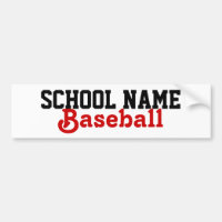 Créez votre propre Bumpersticker Sport scolaire