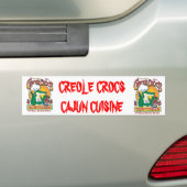 AUTOCOLLANT DE VOITURE CREOLE-CROC (En voiture)
