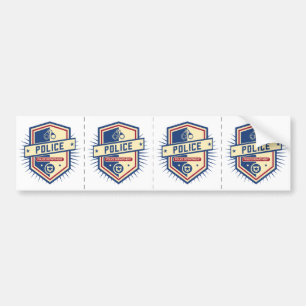 Autocollant De Voiture Crête de Département de Police
