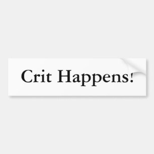 Autocollant De Voiture Crit Se Produit !