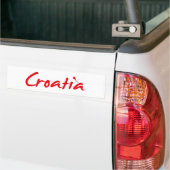 Autocollant De Voiture Croatia (Sur camion)