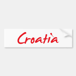 Autocollant De Voiture Croatia