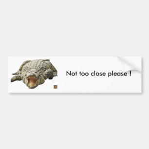 Autocollant De Voiture Croc, satisfont pas trop étroitement !