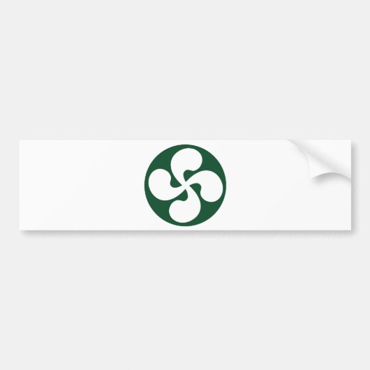 Autocollant De Voiture Croix Basque extrudé (Devant)