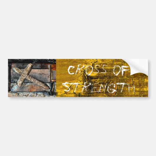 Autocollant De Voiture Croix de force (Devant)