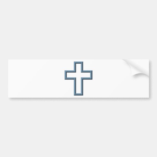 Autocollant De Voiture Croix vide (Devant)