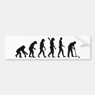 Autocollant De Voiture Croquet d'évolution