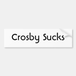 Autocollant De Voiture Crosby suce