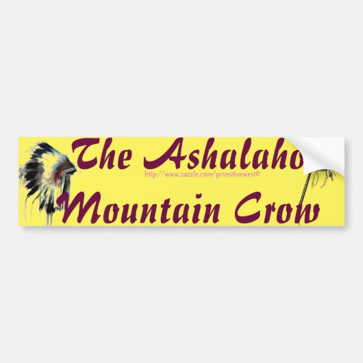 Autocollant De Voiture "Crow Ashalaho-Mountain" (Devant)