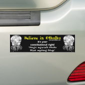 Autocollant De Voiture Croyez au Cthulhu (En voiture)