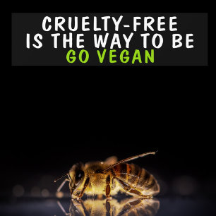 Autocollant De Voiture Cruelty Free est la façon d'être, l'activisme végé