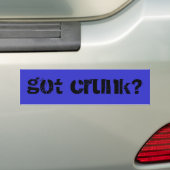 Autocollant De Voiture crunk obtenu ? (En voiture)