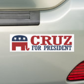 Autocollant De Voiture Cruz pour le pare-chocs 2016 éléphant - .png de (En voiture)