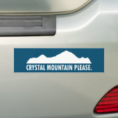 Autocollant De Voiture Crystal Mountain S'Il Vous Plaît (En voiture)